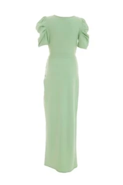 Sage Wrap Maxi Dress -Women Clothing Sales Store 00100038458 ZB