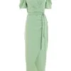 Petite Sage Wrap Maxi Dress 13 Petite Sage Wrap Maxi Dress -Women Clothing Sales Store 00100038489 ZM