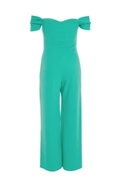 Petite Jade Green Bardot Palazzo Jumpsuit 10 Petite Jade Green Bardot Palazzo Jumpsuit -Women Clothing Sales Store 00100038499 ZB