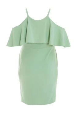 Curve Sage Frill Midi Dress -Women Clothing Sales Store 00100038579 ZB