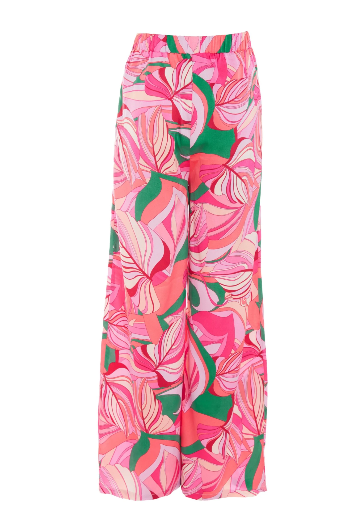 Petite Pink Scarf Print Palazzo Trousers 5 Petite Pink Scarf Print Palazzo Trousers - Image 5