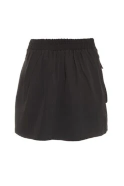 Black Cargo Mini Skirt -Women Clothing Sales Store 00100038777 ZB