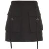 Black Cargo Mini Skirt -Women Clothing Sales Store 00100038777 ZM