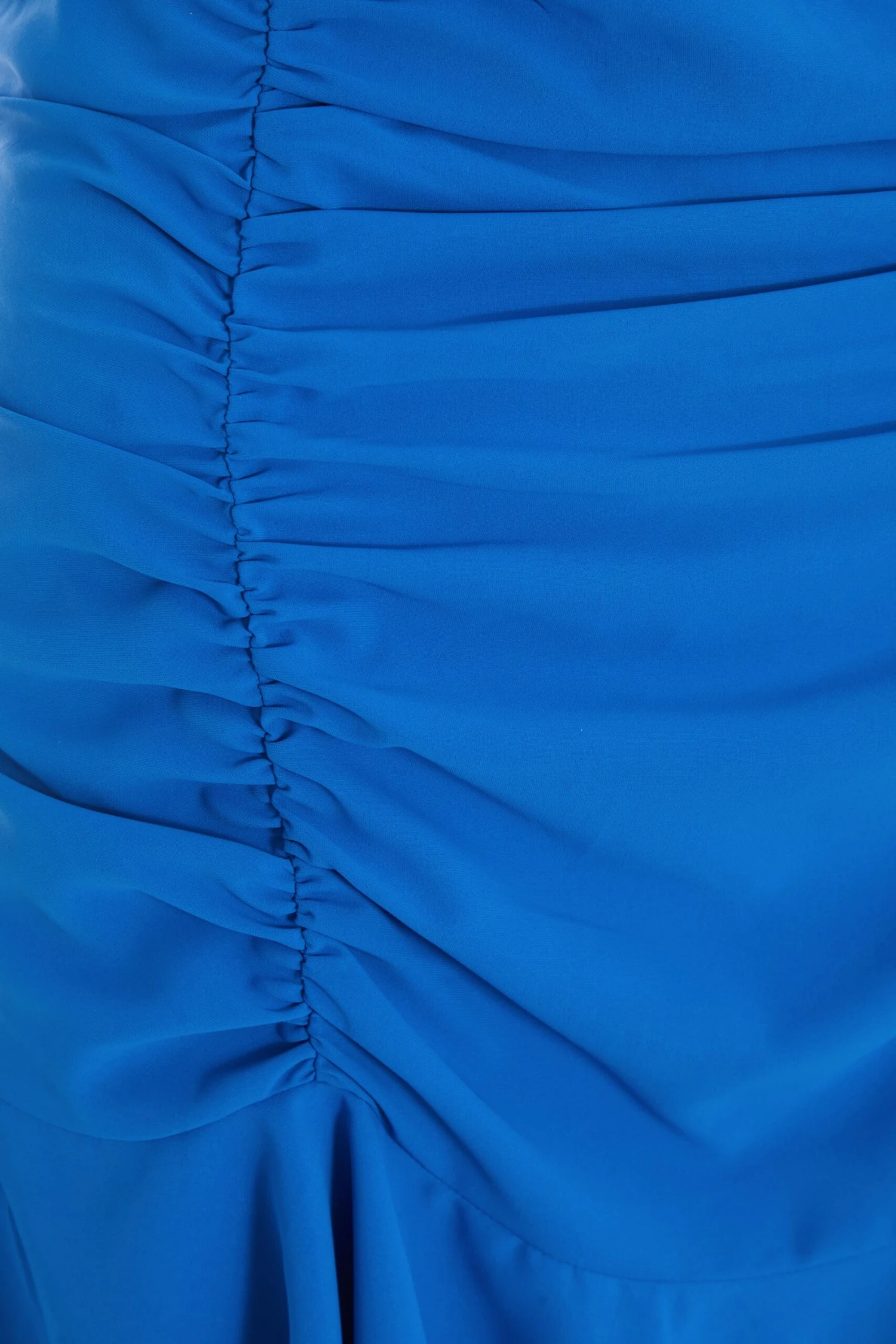 Blue Ruched Mini Skirt 6 Blue Ruched Mini Skirt - Image 6