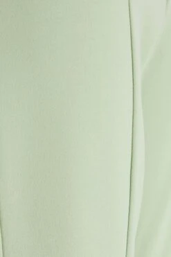 Petite Sage Split Front Trousers -Women Clothing Sales Store 00100039142 ZS