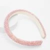 Pink Diamante Wide Headband -Women Clothing Sales Store 00100039338 ZM
