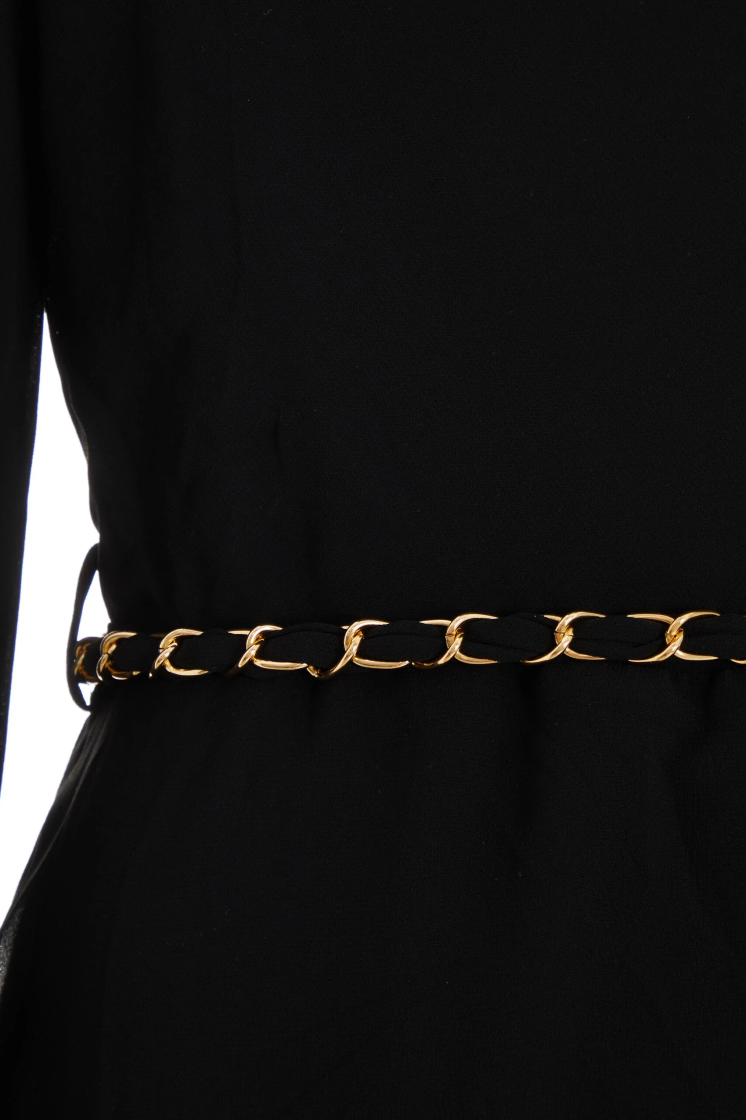 Black Long Sleeve Tiered Midi Dress 6 Black Long Sleeve Tiered Midi Dress - Image 6